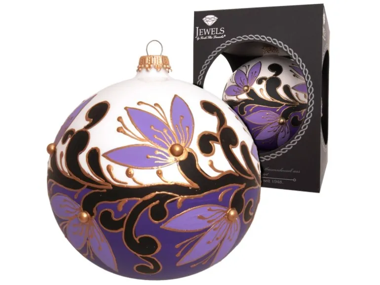 Krebs Glas Lauscha Weihnachtskugeln Jugendstil 1-tlg. 8cm