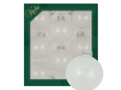 Krebs Glas Lauscha Weihnachtskugeln Transparent 8er-Set 7cm