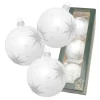 Krebs Glas Lauscha Weihnachtskugeln Komet 3er-Set 8cm