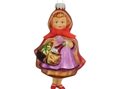 Krebs Glas Lauscha Weihnachtsornament Rotkäppchen 1-tlg. 13cm