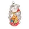 Krebs Glas Lauscha Weihnachtsornament Hase Paul 1-tlg. 10cm