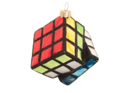 Krebs Glas Lauscha Zauberwürfel Weihnachtsornament 1-tlg. 6cm