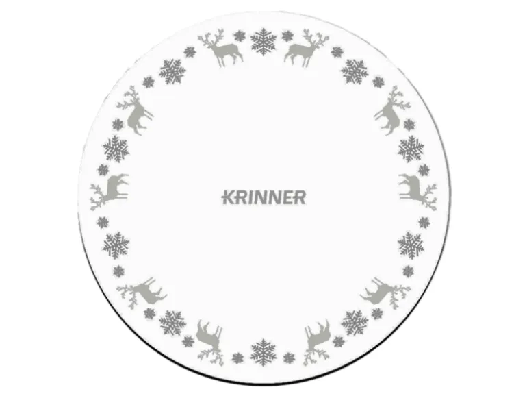 Krinner Weihnachtsbaum-Unterlegdecke Ø 60 cm Weiß