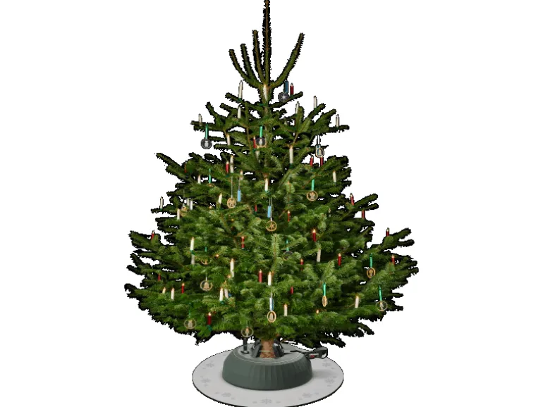 Krinner Weihnachtsbaum-Unterlegdecke Ø 60 cm Weiß