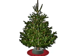 Krinner Weihnachtsbaum-Unterlegdecke Ø 60 cm Rot