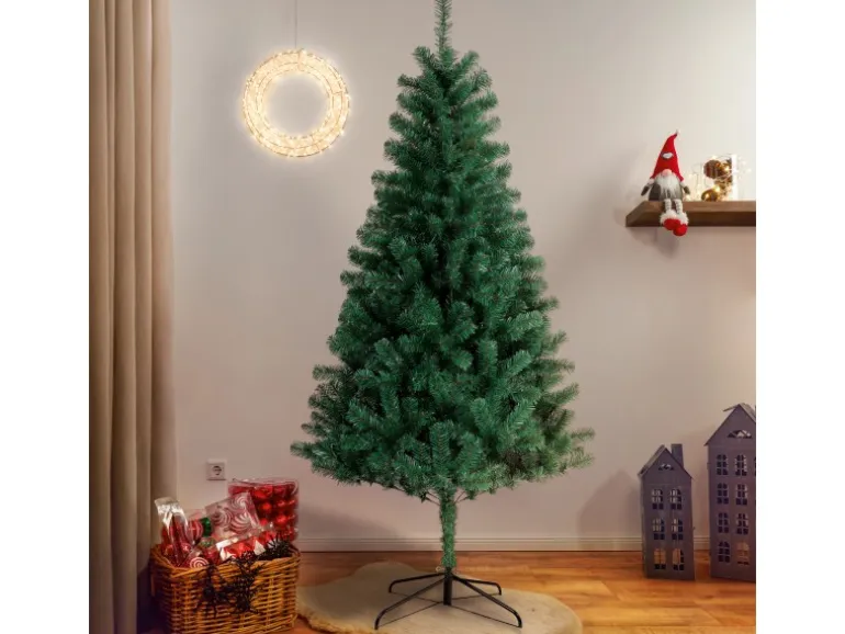 Kunsttanne Fundy 210 cm Grün inkl. Ständer