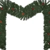 Kunsttannengirlande 270 cm Dunkelgrün