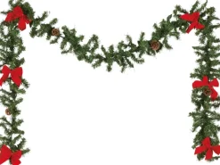 Kunsttannen-Girlande Dekoriert 270 cm