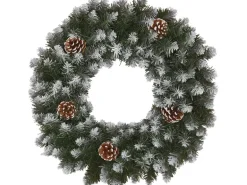 Kunsttannen-Kranz mit Deko Ø 45 cm