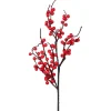 Kunstzweig Beeren-Zweig aus Kunststoff 60 cm Rot