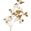 Kunstzweig Lunariazweig aus Kunststoff 69 cm Metallic Gold