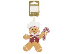 Lebkuchenkoch zum Hängen aus Holz, 11 cm