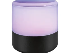 LED Akku-Tischleuchte Tropea Ø 9,5 cm mit Regenbogen-Farb-Effekt