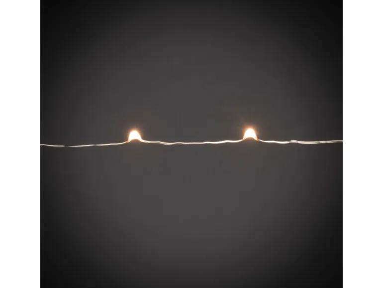 LED Baummantel mit Ring mit Tropfen 180 bernsteinfarbenen LEDs innen