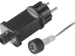 LED Büschellichterkette mit Sternen 120 warmweiße LEDs innen und außen