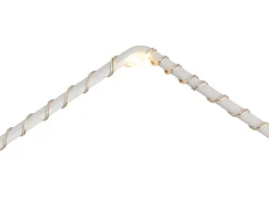 LED Deko Leuchte Metall-Stern 20 warmweiße LEDs innen