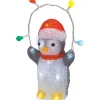 LED Dekofigur Pinguin 21 cm