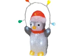 LED Dekofigur Pinguin 21 cm