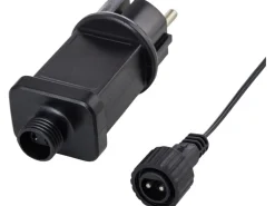 LED Fahnenstangen-Lichterkette 3D-Baum 175 cm Schwarz