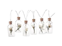 LED Lichterkette 6 Glasflaschen 100 cm 2-fach Sortiert