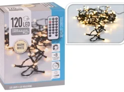 LED Lichterkette 120 warmweiße LEDs innen und außen