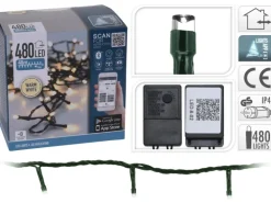 LED Lichterkette 480 warmweiße LEDs innovative App-Steuerung innen und außen