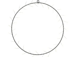 LED Metallring Schwarz Ø 30 cm