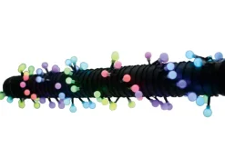 LED Perlen-Lichterkette 120 LEDs Multicolor Kabelfarbe Grün 11,9 m