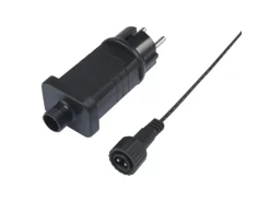 LED-Büschellichterkette 768 LEDs Bunt Schwarzes Kabel 8,5 m