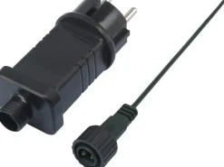 LED-Büschellichterkette 768 LEDs Warmweiß Schwarzes Kabel 8,5 m