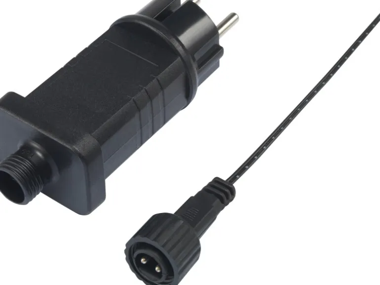 LED-Büschellichterkette 768 LEDs Warmweiß Schwarzes Kabel 550 cm