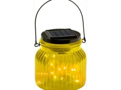 LED-Dekoglas Marrubio Gelb