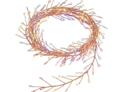 LED-Drahtlichterkette 240 LEDs Multi-Color Transparentes Kabel 13 m