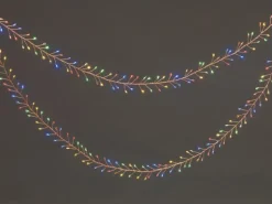 LED-Drahtlichterkette 240 LEDs Multi-Color Transparentes Kabel 13 m