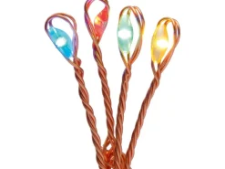 LED-Drahtlichterkette 480 LEDs Multi-Color Transparentes Kabel 9,8 m