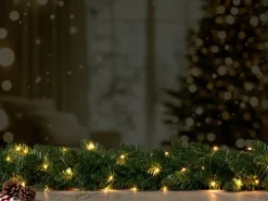 LED-Drahtlichterkette 60 LEDs Warmweiß 6 m