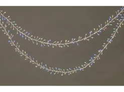 LED-Drahtlichterkette 240 LEDs Multi-Color Transparentes Kabel 7,4 m