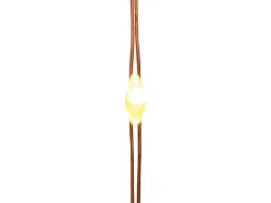 LED-Drahtlichterschweif 300 LEDs Warmweiß Transparentes Kabel 7,9 m