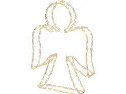 LED-Engel 45 cm Silberfarben