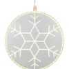 LED-Fensterbild Schneeflocke 30 cm Transparent