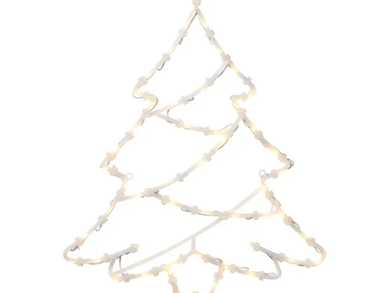 LED-Fensterlicht 50 LEDs Warmweiß 3-fach sortiert