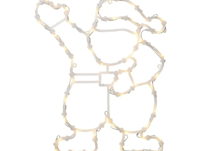 LED-Fensterlicht 50 LEDs Warmweiß 3-fach sortiert