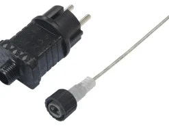 LED-Figur Schneemann 34 cm Mehrfarbig