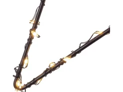 LED-Figur Stern 2er-Set Schwarz