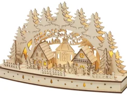 LED-Figur Winterdorf 10 LEDs