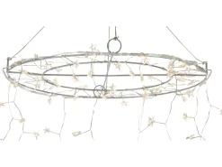 LED-Leuchte 200 LED-Sterne Warmweiß Transparentes Kabel