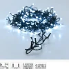 LED-Lichterkette 240 kaltweiße LED mit Sensor für innen und außen