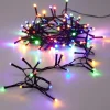 LED-Lichterkette 96 LED Schwarzer Kabel Bunt