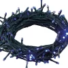 LED-Lichterkette 180 LEDs Blau Grünes Kabel 12,5 m