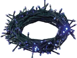 LED-Lichterkette 180 LEDs Blau Grünes Kabel 12,5 m